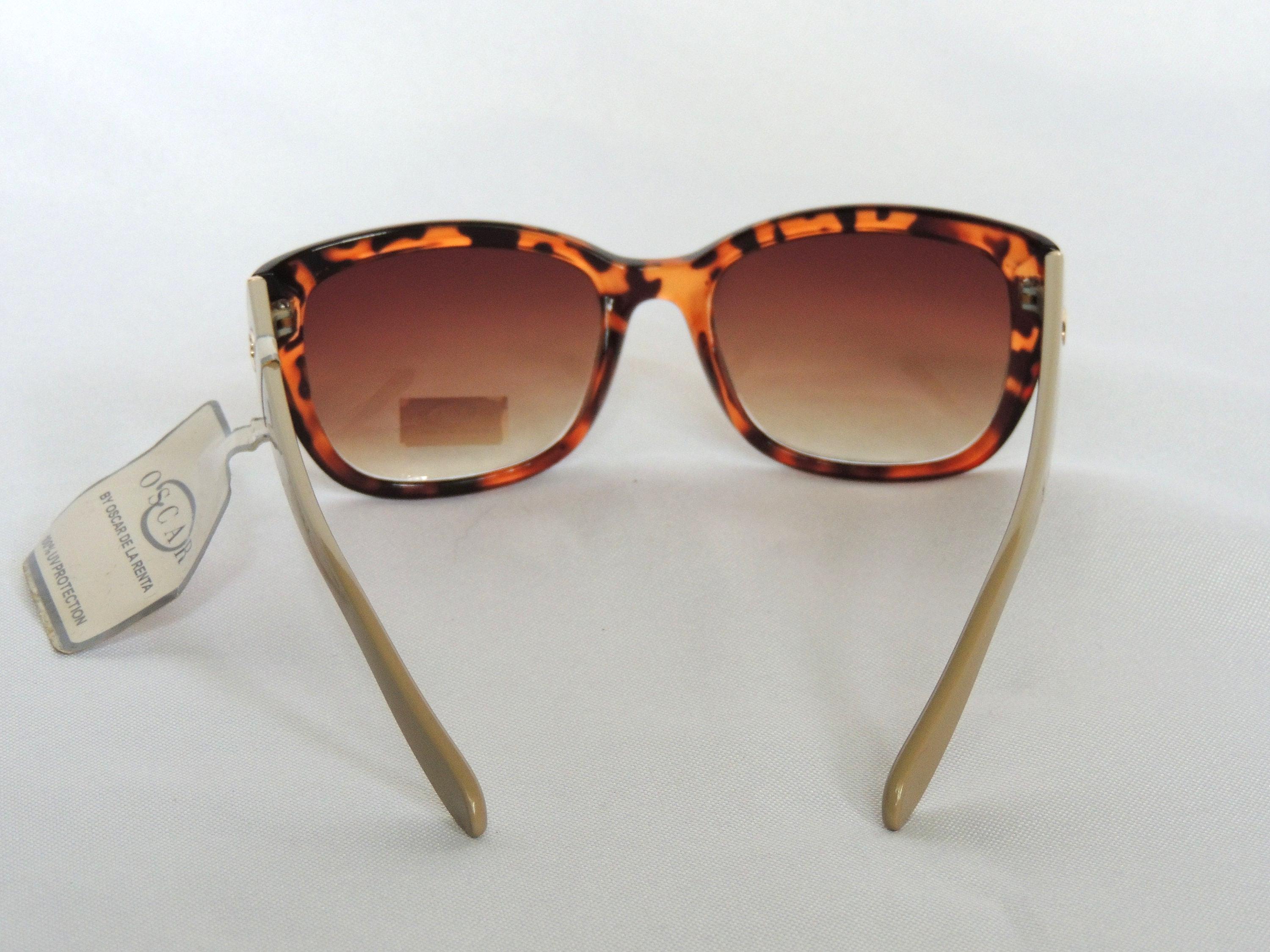 Vintage Oscar De La Renta New Old Stock Tortoise Resin 