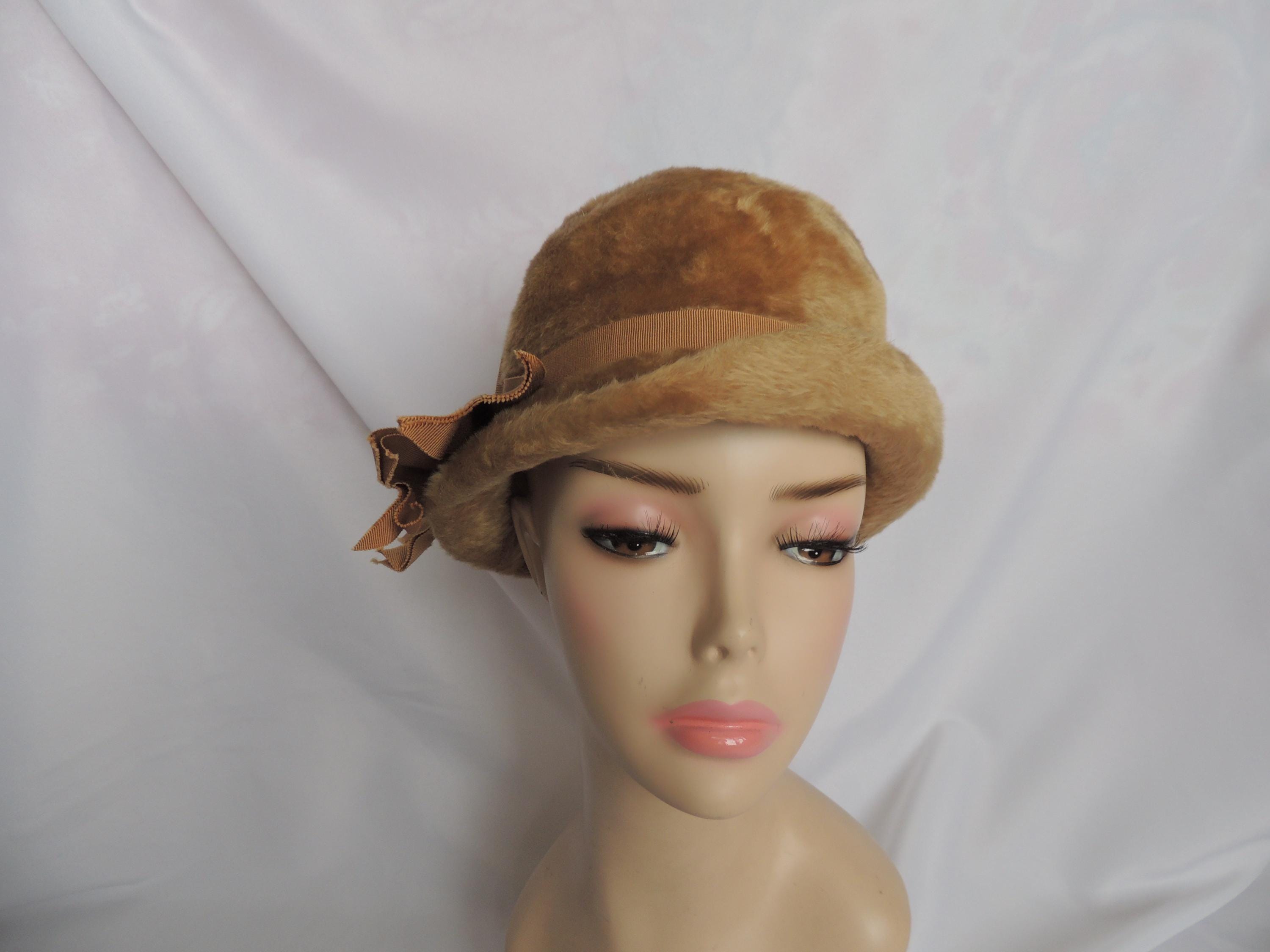Vintage Aura for Betmar Womens Faux Fur Cloche Hat Betmar Fur Hats for Women for sale | eBay main image 4