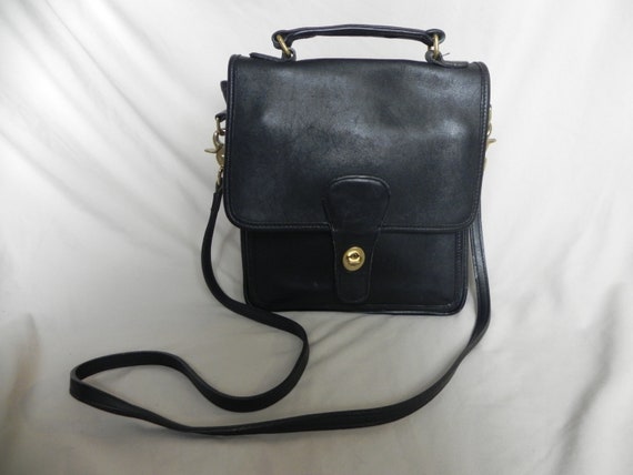 vintage black coach crossbody