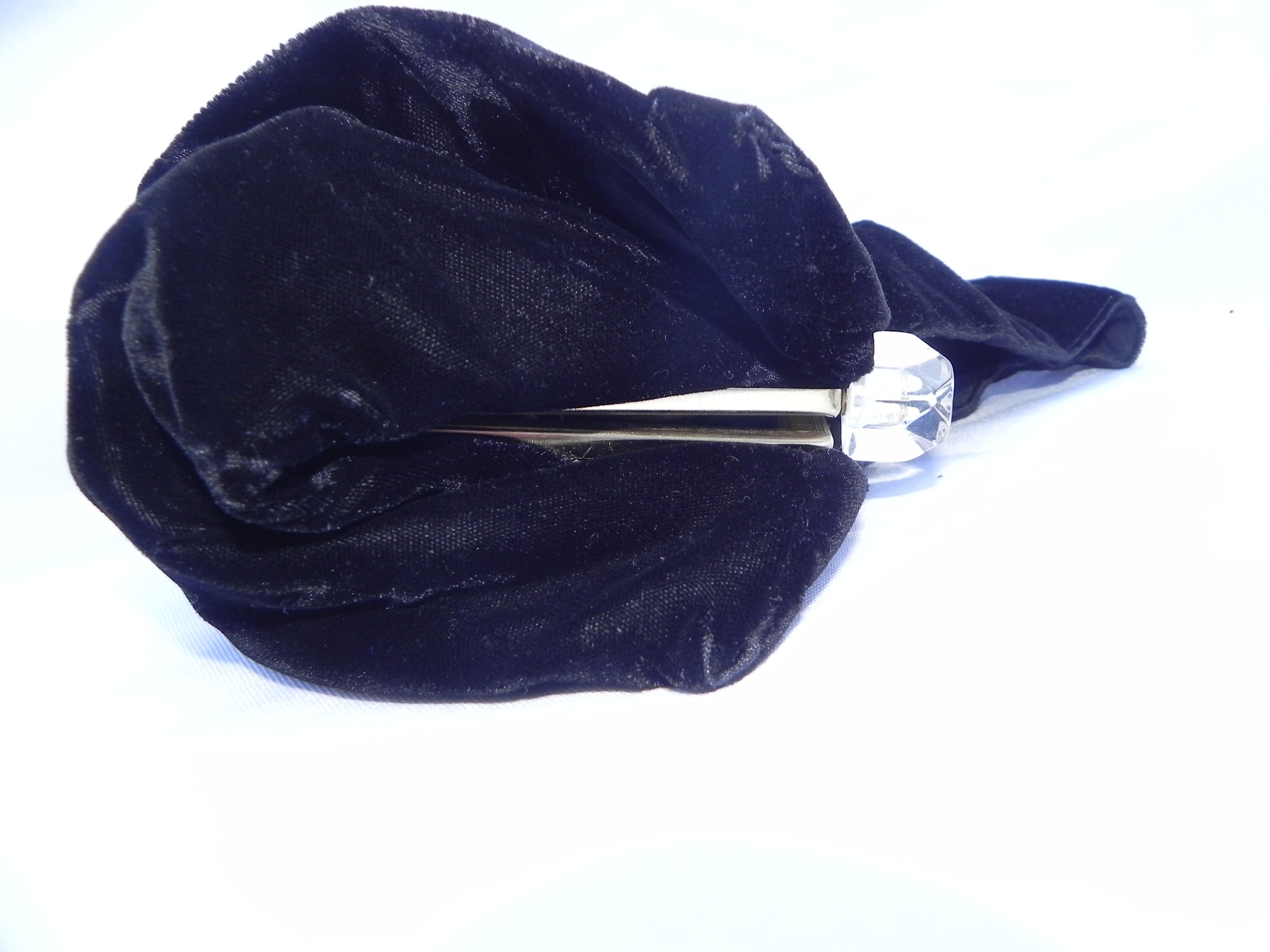 Vintage Black Velvet Evening Bag Handbag Purse with Decorative | Etsy