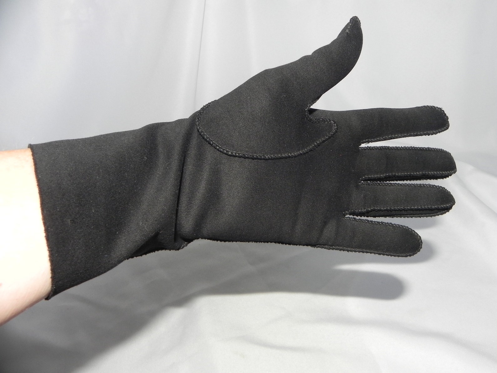 Black Short Cotton Dress Gloves Evening Gloves Driving Gloves Etsy
