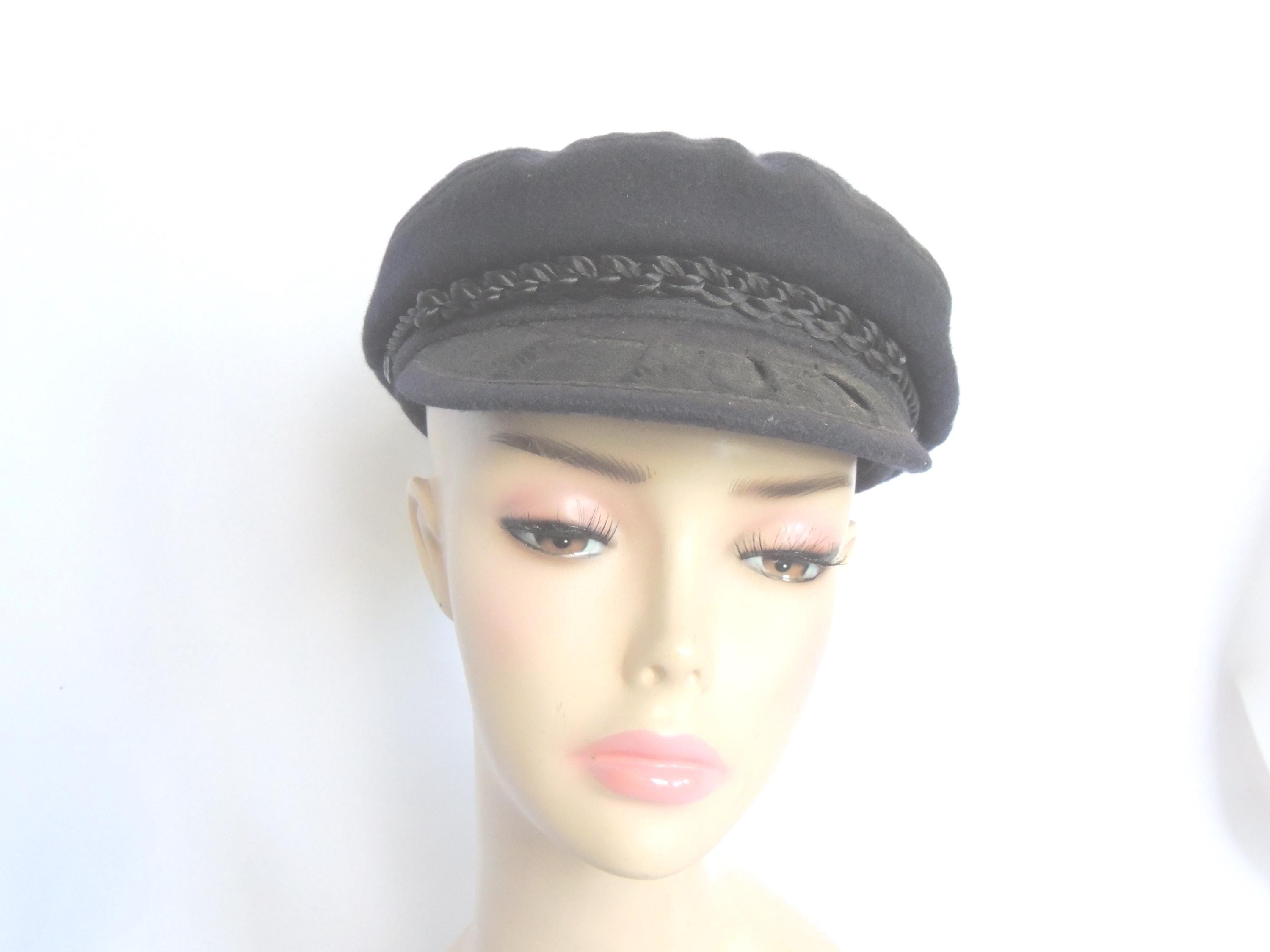 Vintage Black Wool Authentic Greek Fisherman display picture 1