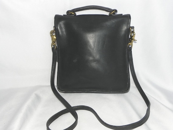 バッグ New Vintage Coach Cabin Bag Small Black Vintage Coach Legacy Small Pocket Zip Bag 9136 Black Leather