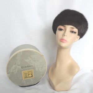 Vintage Mink Fur Round Hat Gimbels Vintage Mink Fur Round Hat Gimbels Handmade | Mercari main image 2