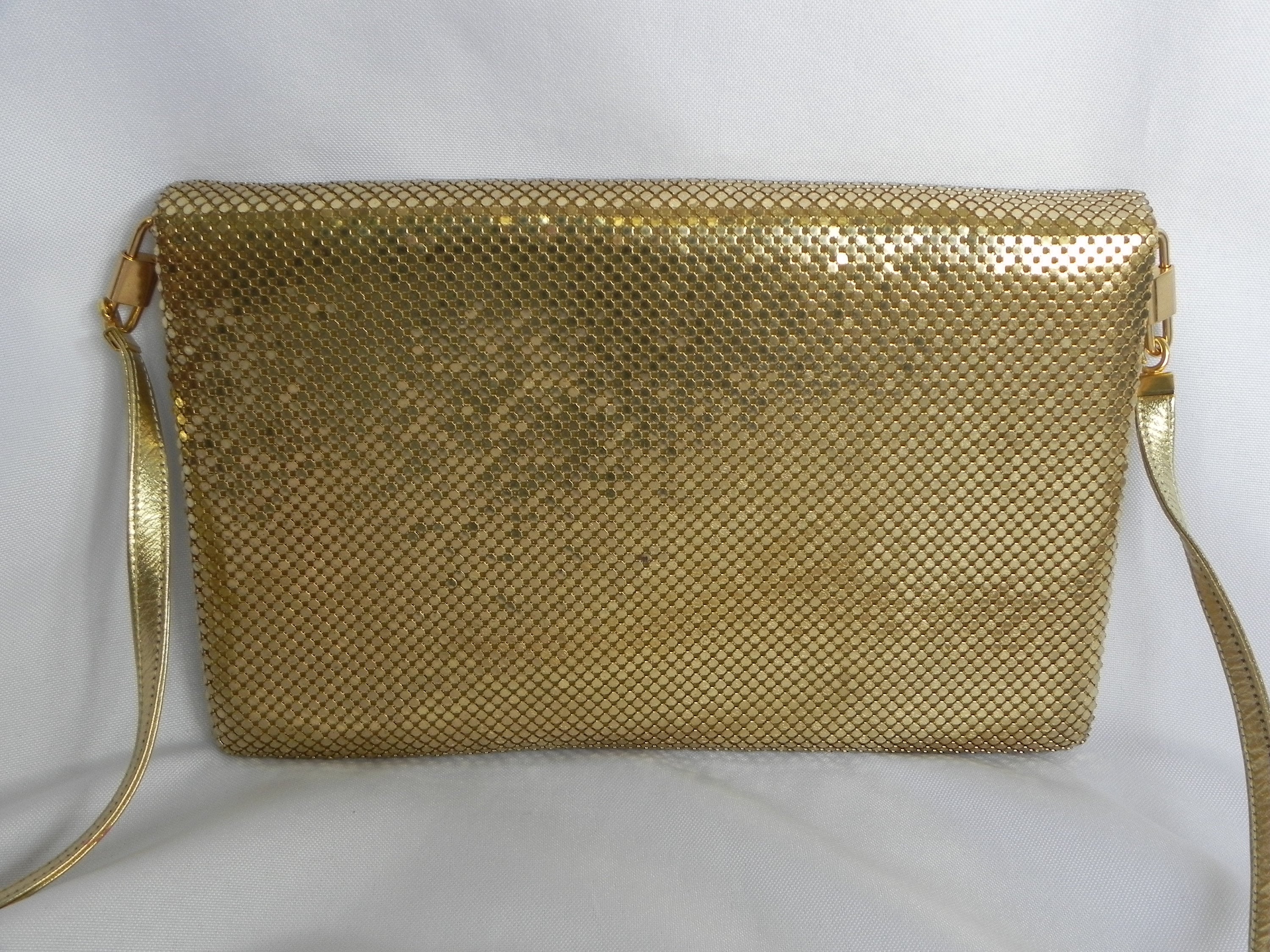 Gold Mesh Whiting and Davis Shoulder Bag Clutch Purse Evening - Etsy