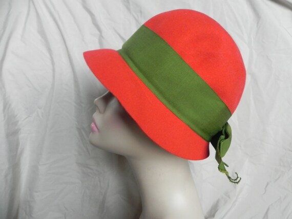Girl Wool Felt Bucket Cloche Hat