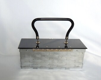 Vintage Dorset and Rex Silver Chrome Mid Century Modern MCM Metal