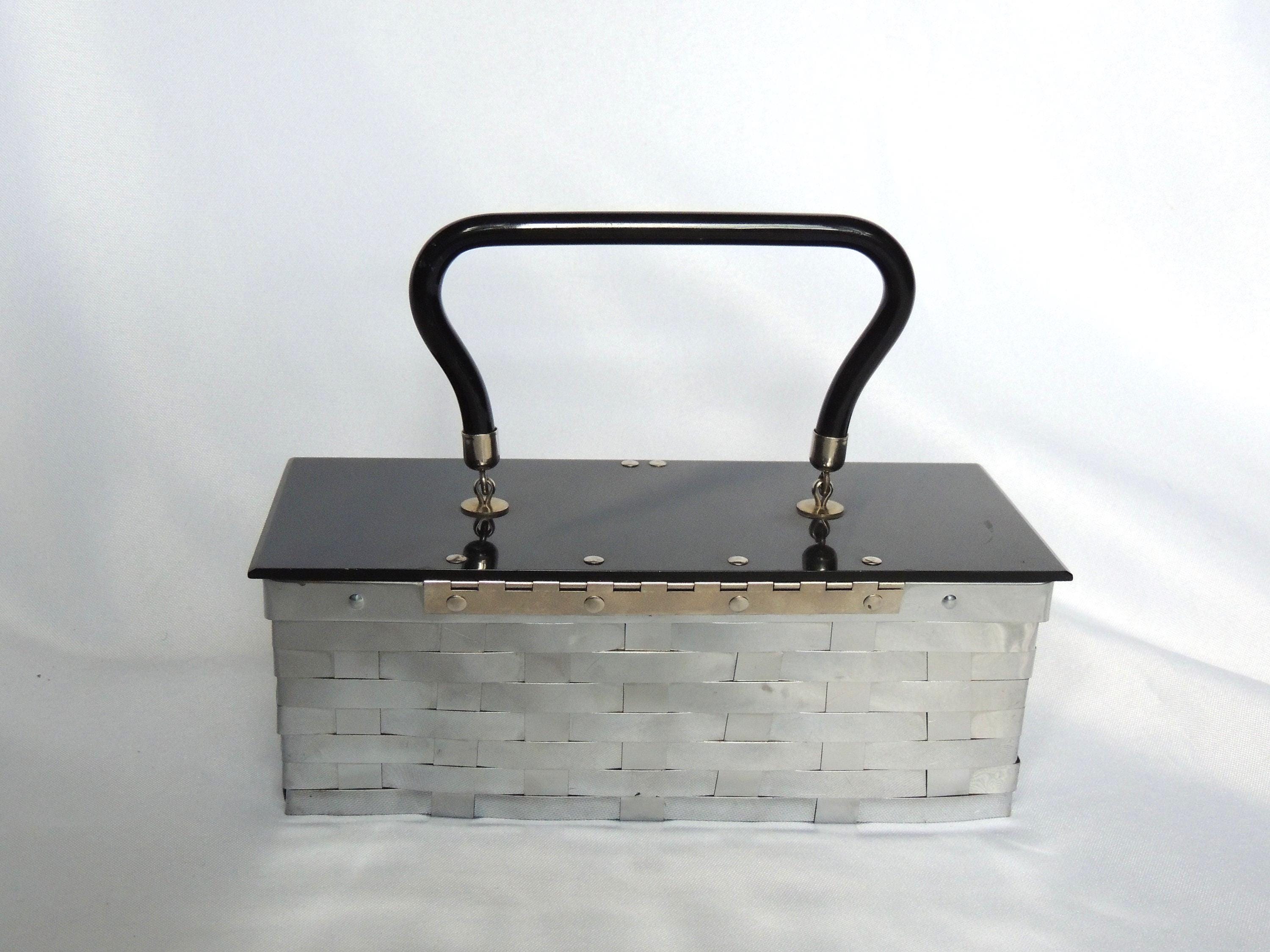 【希少】W.F. Pewter ヴィンテージ小物入れ Vintage Dorset and Rex Silver Chrome Mid Century Modern MCM Metal