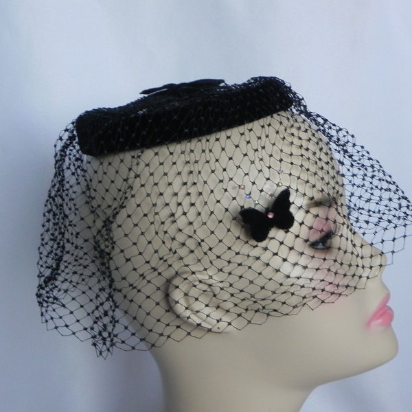 Black Open Pillbox Etsy