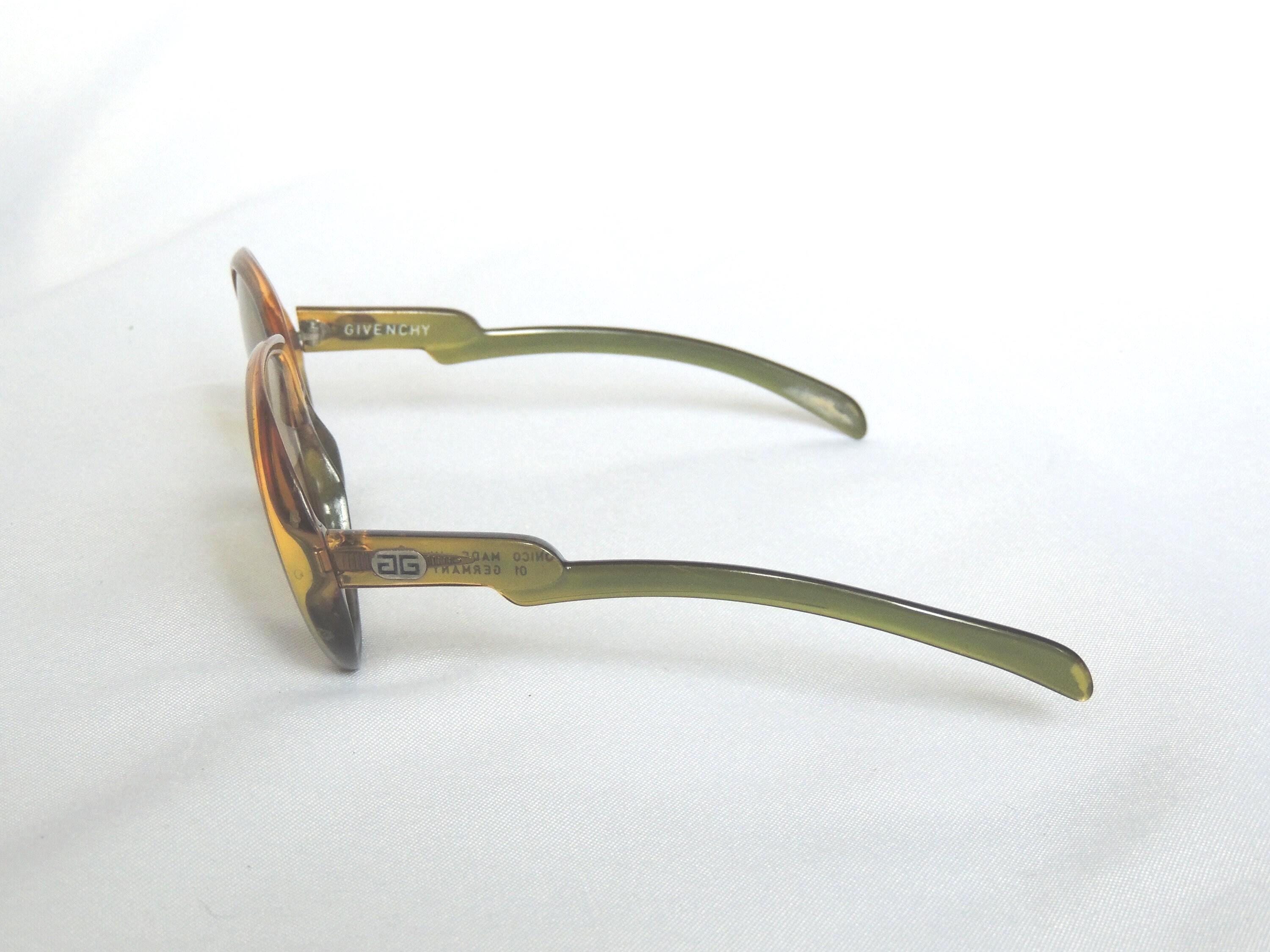 Vintage Givenchy Designer 1970's Oversized Boho Hippie Amber