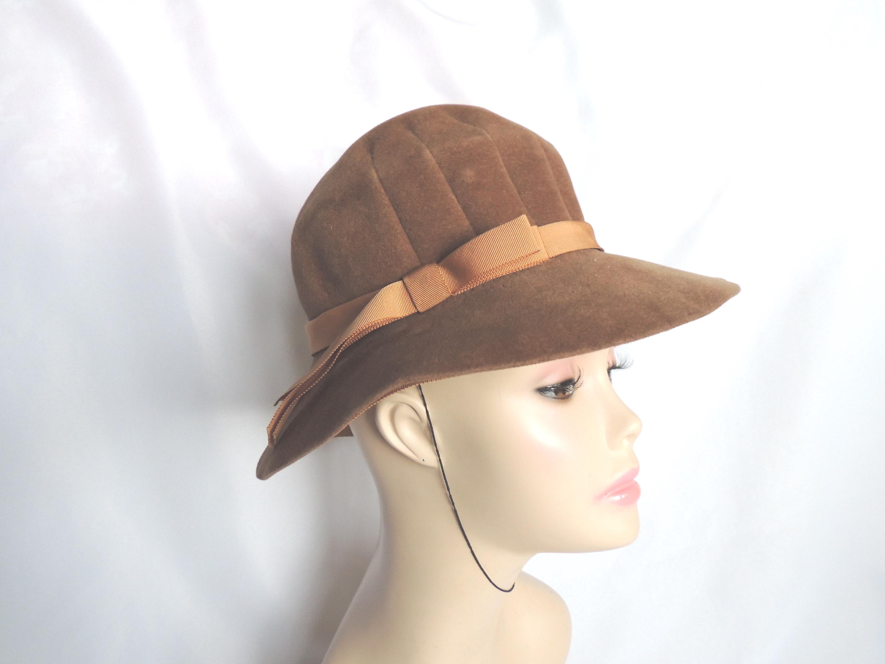 Vintage light brown felt hat Beautiful Vintage Brown Western Felt Hat Very Good Vintage  main image 2