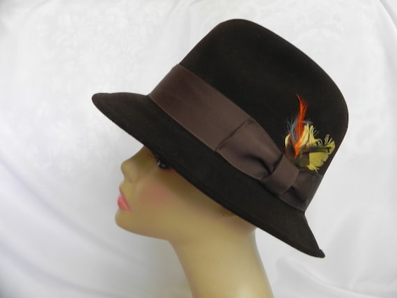 DYNAFELT Water Repellent Fur Blend Fidora Dynafelt Water Repellent Fur Blend Brown Cowboy Hat by  main image 4