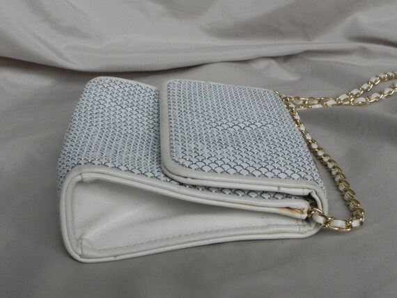 Small White Mesh Whiting and Davis Shoulder bag C… - image 4