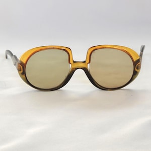 Givenchy vintage sunglasses ? GIVENCHY GIV CUT 40066 Gold Mirrored Metal Runway Unisex  main image 3