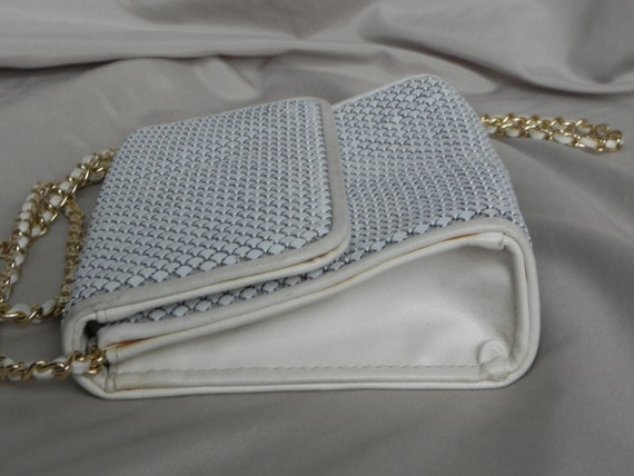 Small White Mesh Whiting and Davis Shoulder bag C… - image 6