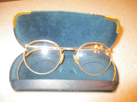 Antique 12K GF Spectacles with Orig. Case Kalamaz… - image 2