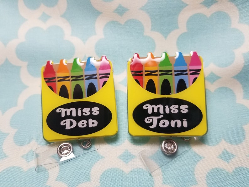 Crayon Badge Reel