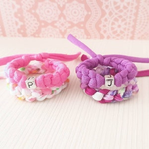 Twin girls ID bracelets  Cotton bracelets for babies Tell apart  Twins ID bracelets anklets New Mum New Dad gift idea Baby bracelet Twins ID