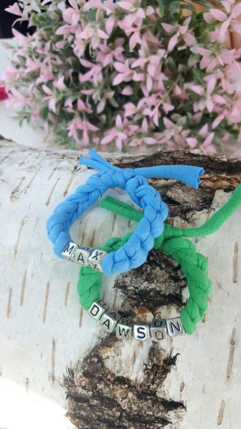 Twin Boys Custom Bracelet Personalized Baby Boy Jewelry Twins Etsy