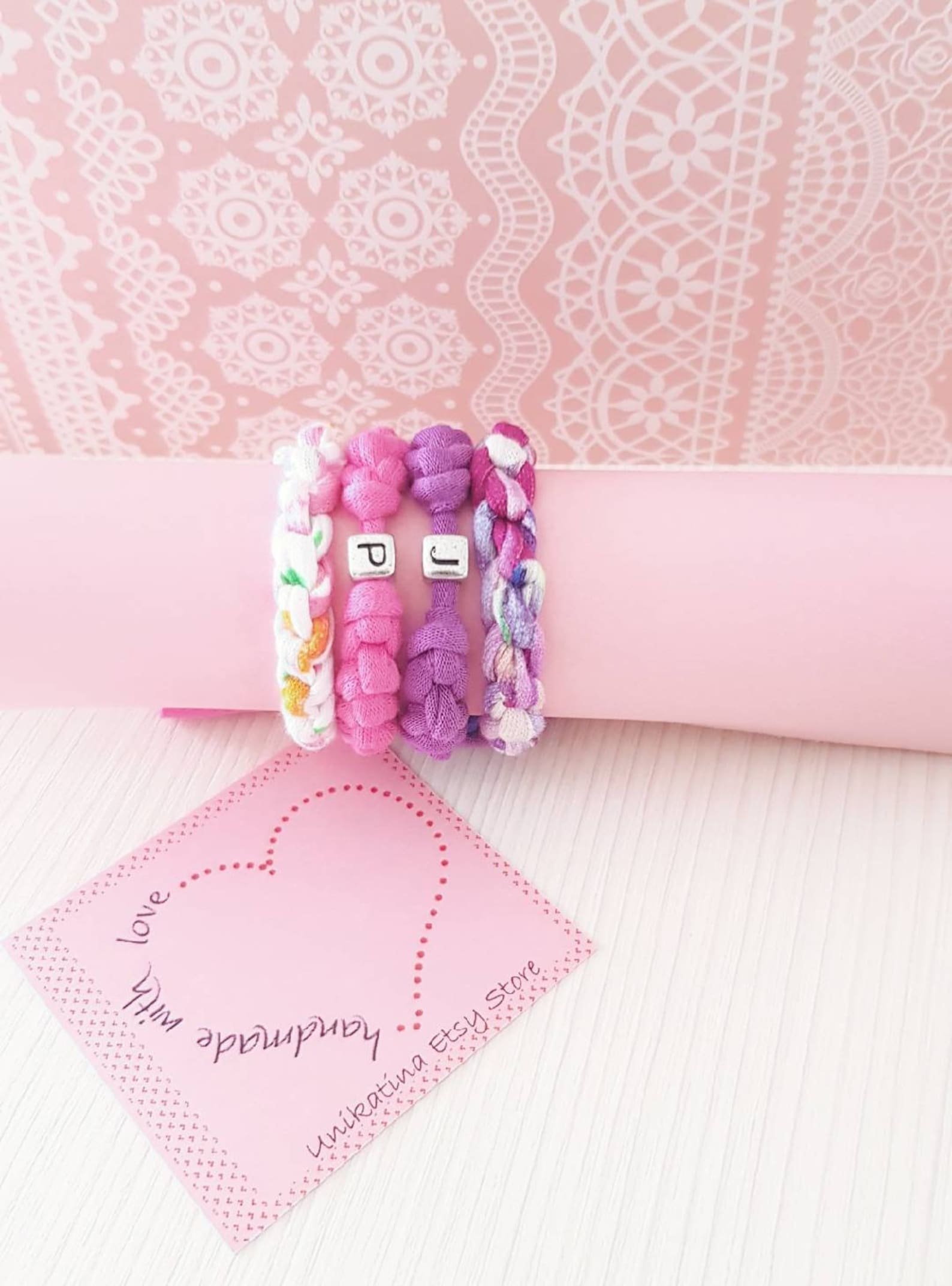 Twin Girls ID Bracelets Cotton Bracelets for Babies Tell Apart Etsy