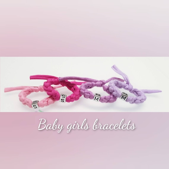 Twin Girls Premature Twins Cotton Anklets for Babies Tell Apart