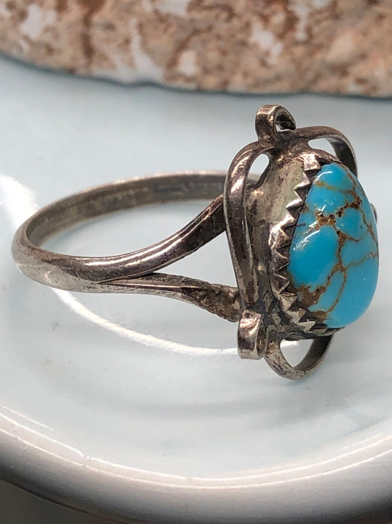 Sterling and turquoise ring