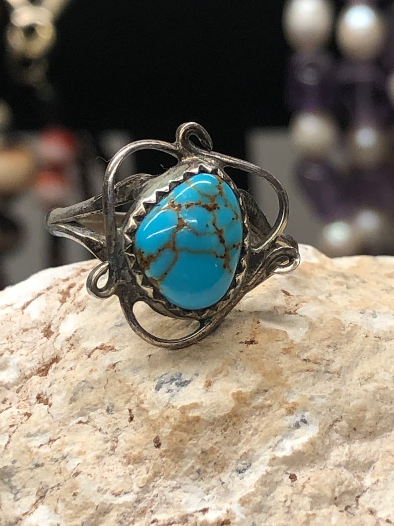 Sterling and turquoise ring