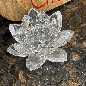 Swarovski Lotus Candle Holder - Etsy