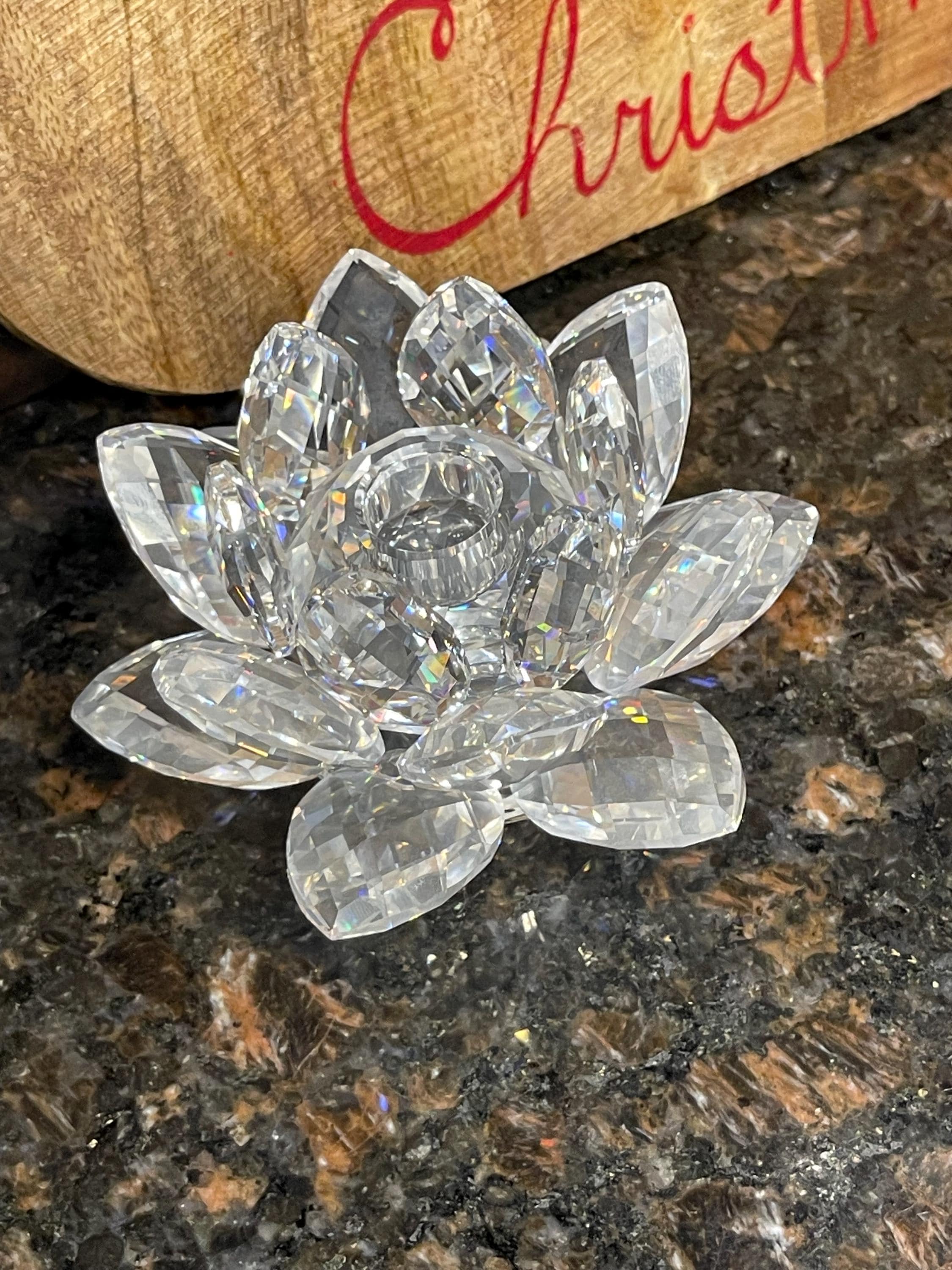 Swarovski Crystal Lotus - Etsy