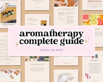 Guia Avançado de Aromaterapia | História, Usos dos Óleos Essenciais, Receitas e Informações de Segurança | Download Digital