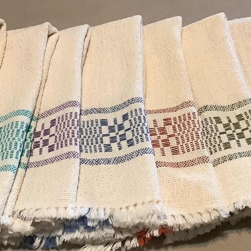 Woven Cotton Tea Towel 6 Colors main image 1
