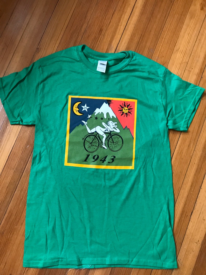 Albert Hoffman Bicycle Day T Shirt Etsy