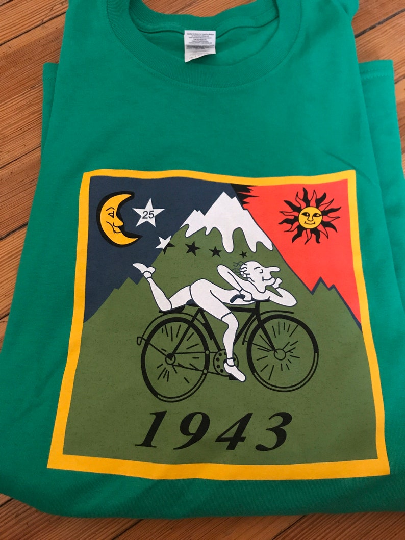 Albert Hoffman Bicycle Day T Shirt Etsy