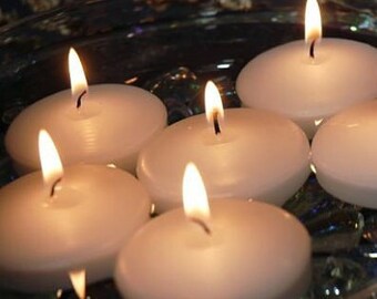 CLEARANCE - 24 Candles- 3 inch Unscented Floating Candles