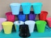 Medium Decorative Buckets with single handle, pails for party decorations, home decorations 