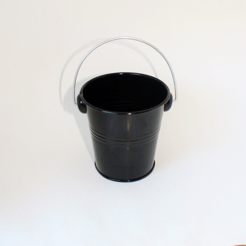 Small Decorative Buckets With Single Handle Pails for Party Etsy