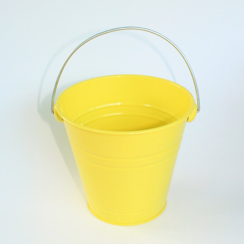 Large Decorative Buckets with single handle pails for party Etsy