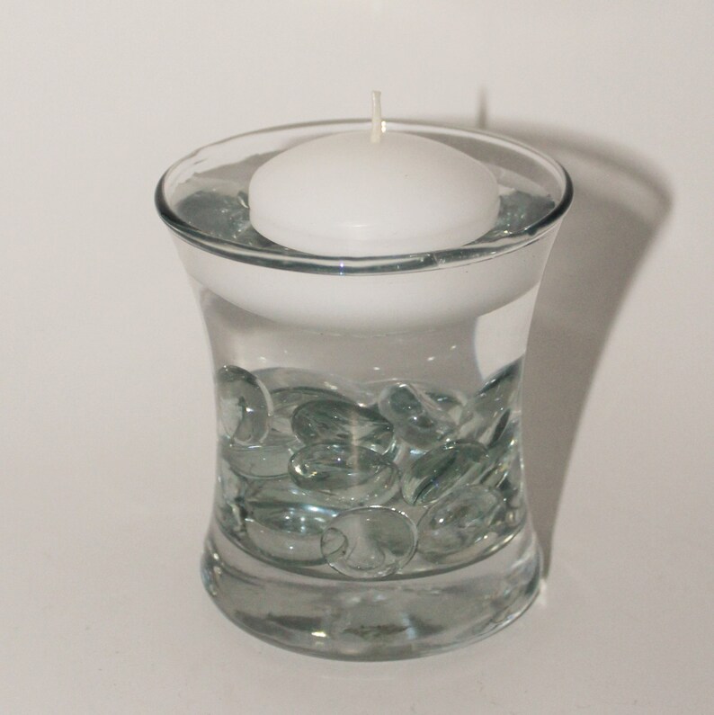 Set of 4 Unscented Floating Candles 2 Inch Etsy