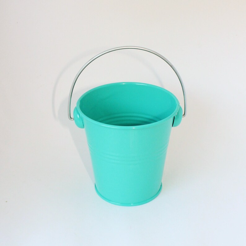 Small Decorative Buckets With Single Handle Pails for Party - Etsy
