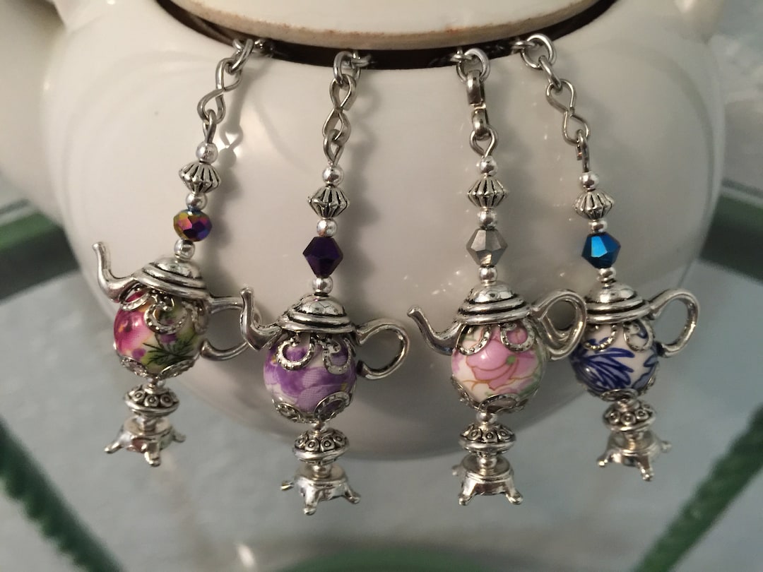 TEAPOTS. Cute Little Teapot Tea Bag Holders or Tea Infuser. Tea