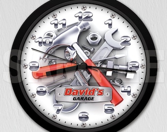 Garage Clock Etsy