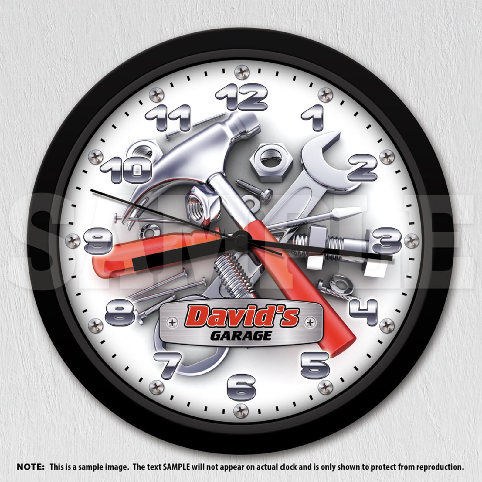 Outils de garage Man Cave Horloge murale décorative Etsy France