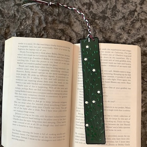 Handmade Leather Bookmark
