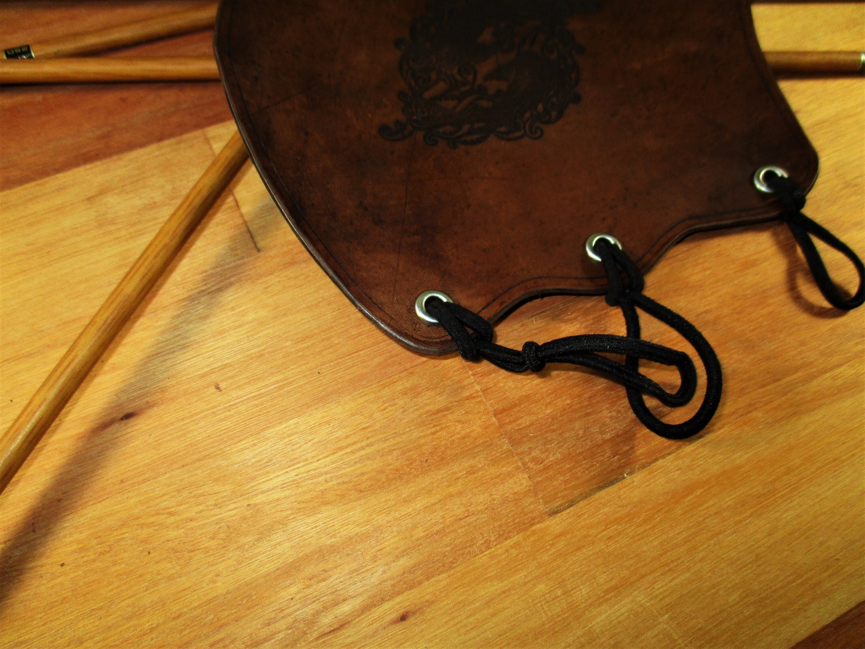 Custom hand made leather bracer, traditional, archery bracer Medieval