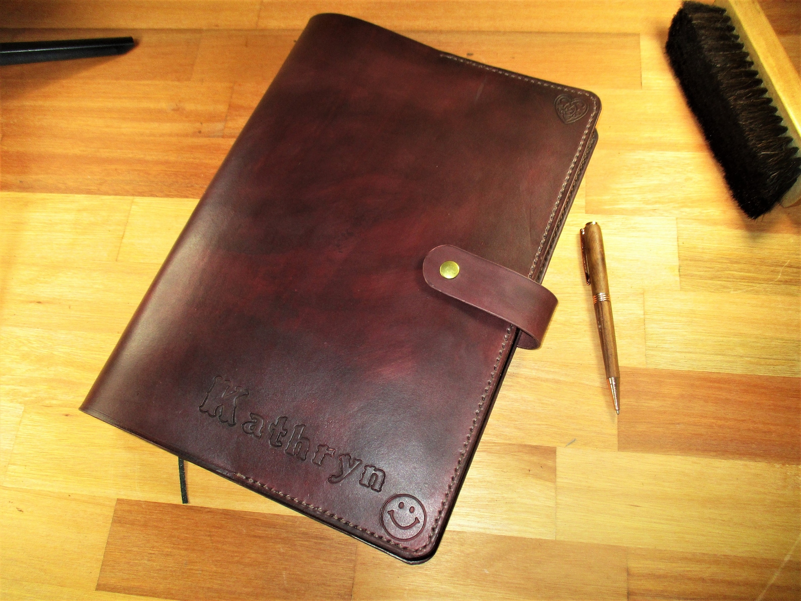 Page De Garde Cuir Couverture en cuir A4 Journal personnalisée avec nom grand - Etsy France