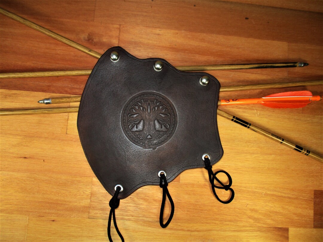 Personalized Leather Traditional Archery Arm Guard Bracer . Etsy