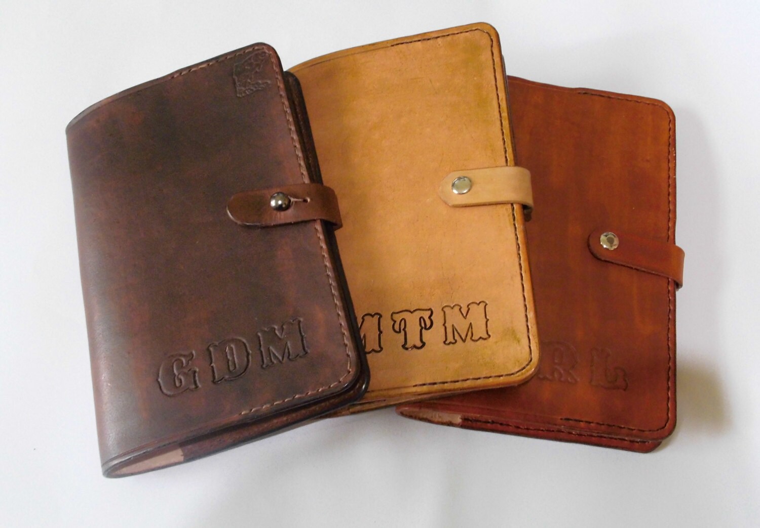 Personalized Leather Journal. Custom Embossed Diary. Book Etsy