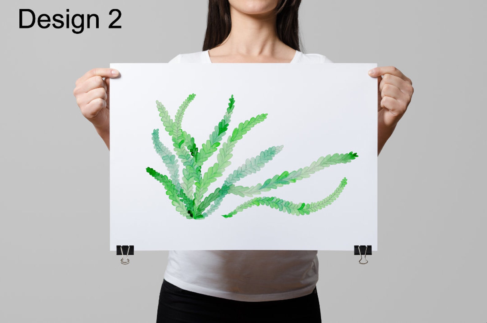 Seagrass Decal in Shades of Green for Tiles Walls and Etsy