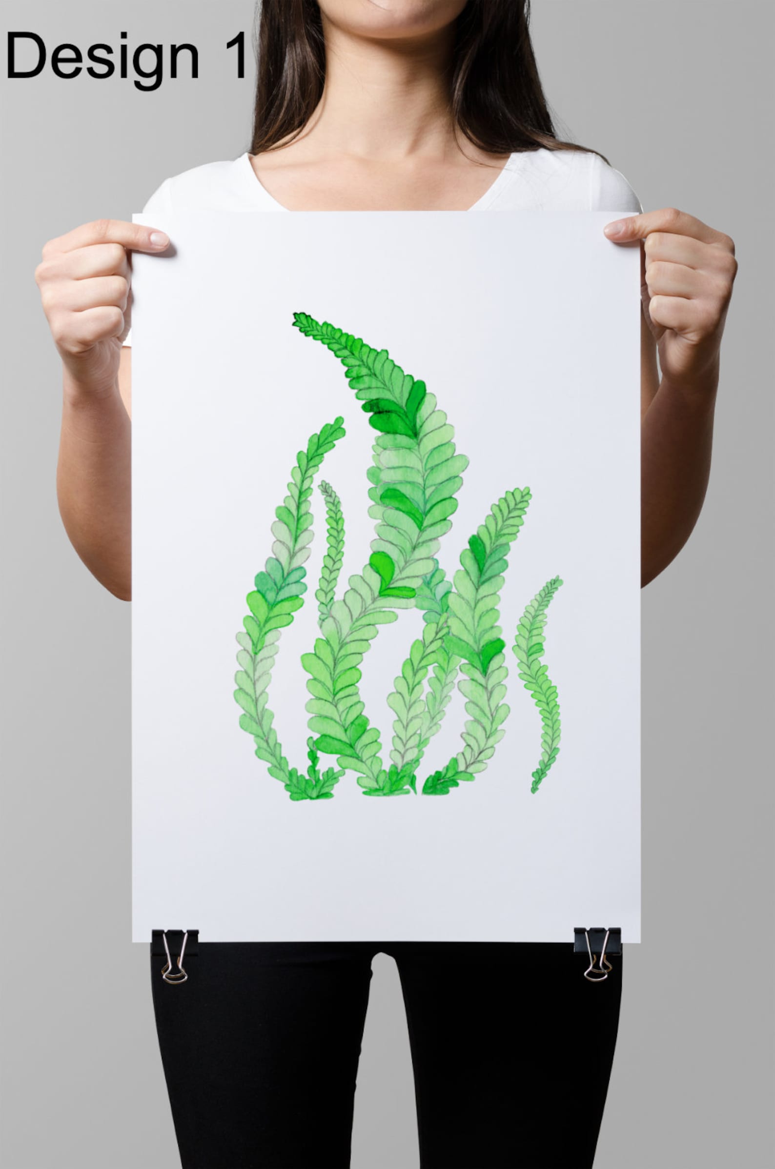 Seagrass Decal in Shades of Green for Tiles Walls and Etsy