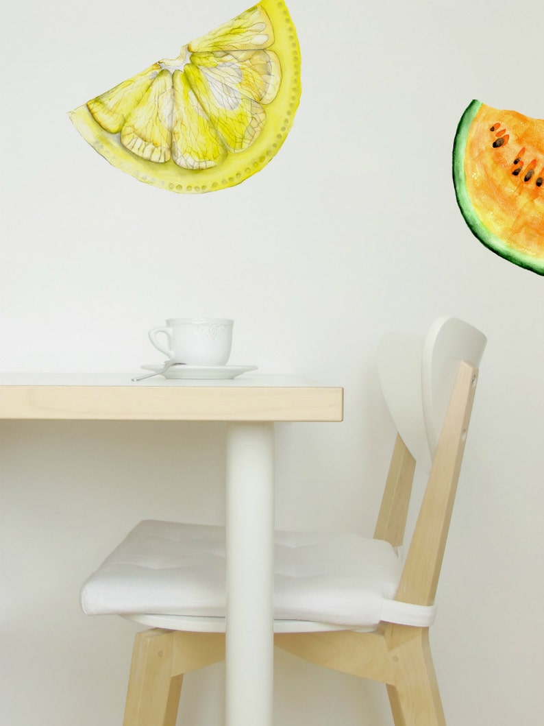 Lemon Wall Decals Removable Lemon Stickers for Walls Ceramic Etsy